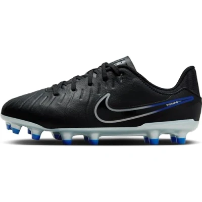 Imagen de Nike Performance JR Legend 10 Academy FG/MG Unisex Botas de fútbol con tacos para niños, Talla: 35, Black/chrome/hyper royal Zapatos