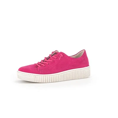 Imagen de Gabor Zapatillas bajas para mujer, plantilla intercambiable, mejor ajuste, Pink 10, 39 EU