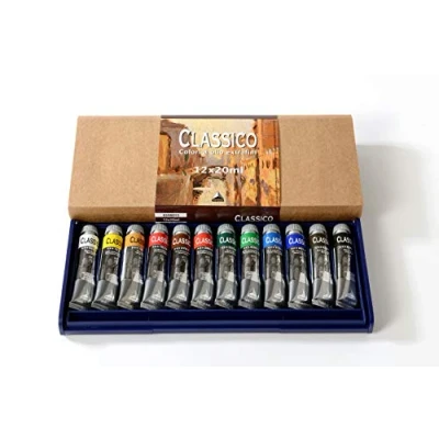 Imagen de Maimeri Classico Color Óleo Caja Plástico 12X20Ml, multicolor