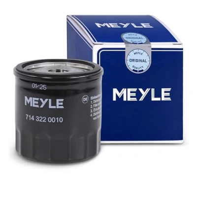 Imagen de MEYLE 714 322 0010 Filtro de aceite 3/4&quot; 16 UNF ORIGINAL Quality con válvula bloqueo retorno enroscable FORD: Focus 2, FIESTA 5