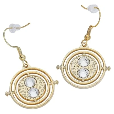 Imagen de Harry Potter Hermione&#039;s Time Turner Mujer Pendiente Dorado Aleación de Zinc