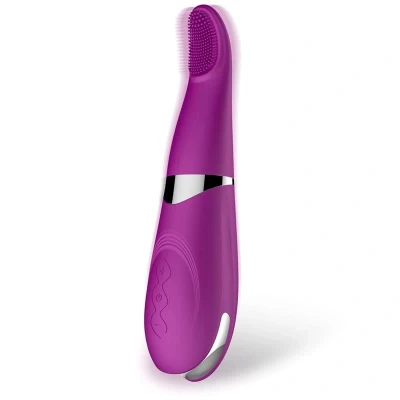 Imagen de Vibrador Six lengua de clítoris y punto g usb silicona color violeta Fun Function
