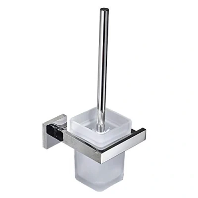 Imagen de Kelelife Escobilla de Baño WC Soporte Acero Inoxidable, Chrome Poli, Color Plateado