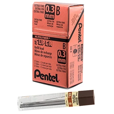 Imagen de Minas de lápiz Pentel 0.3 B
