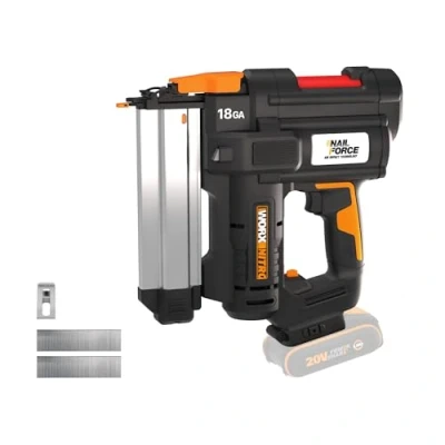 Imagen de WORX Clavadora a batería 20V 18GA PowerShare WX842.9 Clavos de 1,2mm y hasta 50mm largo