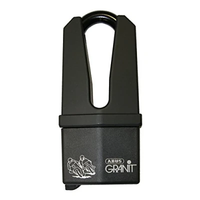 Imagen de ABUS Candado de moto Granit Quick 37/60HB70 C/SB, con antirrobo, certificado SRA negro Negro/Negro 6 cm