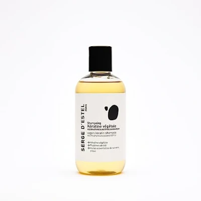 Imagen de SERGE D&#039;ESTEL Paris Champú Queratina sin Sulfato 250ml Prolonga los Efectos del Alisado Repara y Reestructura la Fibra capilar en Profundidad Fórmula 100% Vegana Made in