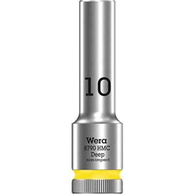 Imagen de WERA 05004550001 8790 HMC Deep 10,0 Llave de vaso larga con arrastre 1/2&quot;