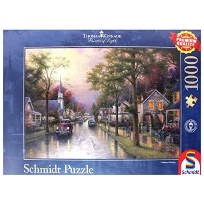 Imagen de Schmidt Spiele Rompecabezas Thomas Kinkade, 1000 piezas (58441)