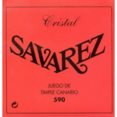 Imagen de CUERDAS TIMPLE CANARIO Savarez (Timple 590) Crystal (Juego Completo) Unidades Sueltas