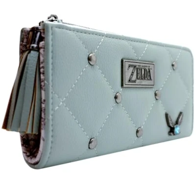 Imagen de Navi Zelda Hada Ocarina of Time Link Gran Árbol Deku Cartera Clutch Bolsillo para Monedas &amp; Tarjetero, Verde