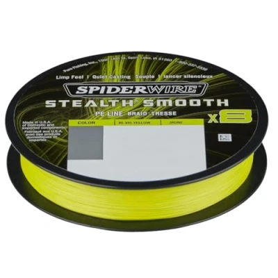 Imagen de Spiderwire Stealth Smooth 8 Yellow Braid 0.07mm 150m Hilo trenzado