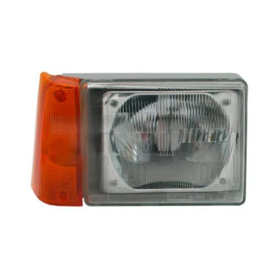 Imagen de TYC 20 6084 05 2 Faros izquierda R2 (Bilux), H4 amarillo para circulación por la derecha FIAT: Panda I Hatchback