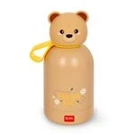 Imagen de Legami Botella de agua para niños Hot&amp;Cold BFF, Teddy Bear, doble capa acero inoxidable 18/8 con cierre hermético, se mantiene caliente durante 12 h y fría 24 h, capacidad 310 ml