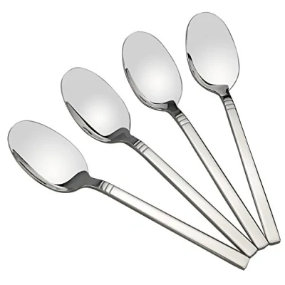 Imagen de Fosly Juego de 12 Cucharas Mesa Acero Inoxidable, Cuchara Sopera Inoxidable