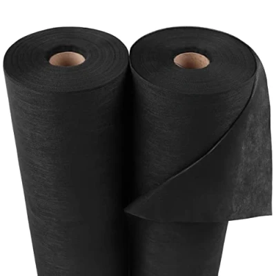 Imagen de sarcia.eu Agrotextil Negro 1,6 50g/m² Tela no Tejida geotextil de protección contra Las Malas Hierbas (1.6m x 70m = 112m², 50g/m²)