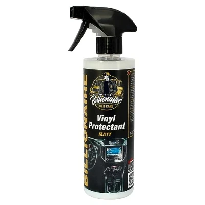 Imagen de SUMEX Billionaire Vinyl Protectant Matt Limpia Salpicadero con Efecto Mate Eficaz en Superfícies de Plástico Caucho y Vinilo No Graso Protección UV Aroma a Coco 500ml