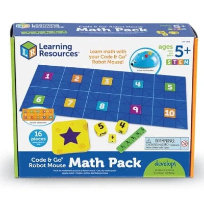 Imagen de Learning Resources Pack de matemáticas del ratón robot Code &amp; Go