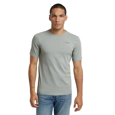 Imagen de G STAR Slim Base T Shirt, Camiseta, Hombre, Gris (Wrought Iron D19070 C723 G284), XS