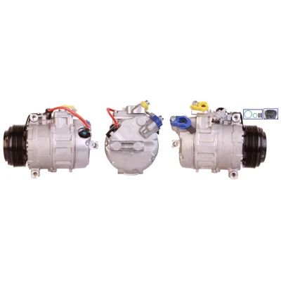 Imagen de DRI 700510829 Compresor de Aire Acondicionado PAG 46 R 134 a con juntas BMW: 5 Berlina, X6, 7
