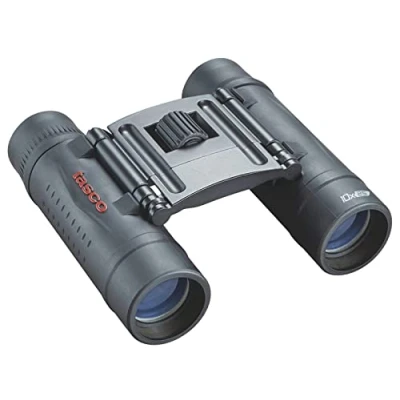 Imagen de Tasco 10x25 Essentials Prisma de Techo Prismáticos Compactos Multicapa Negro 168125