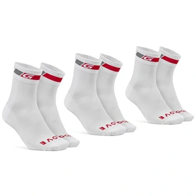Imagen de Gripgrab Calcetines Ciclismo Classic Regular Cut Verano Cortos Altura 12cm Bicicleta Carretera MTB Pack de 3