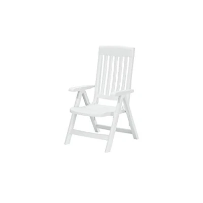 Imagen de Sieger Palma Sillón plegable de plástico, color blanco