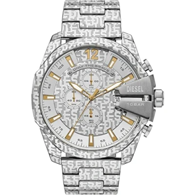 Imagen de Diesel Traditional MEGA Chief Cronógrafo silvercoloured, Hombre, Talla: One Size, Silver coloured