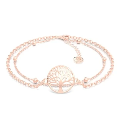 Imagen de SERASAR Pulsera Life Mujer en Oro Rosa, Life, Joyas Plata de ley 925 Mujer, Pulseras Originales, Regalo Joyería para Hermana, Madre