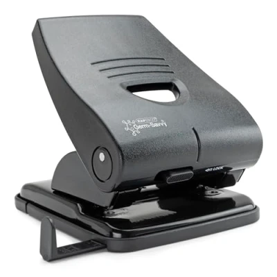 Imagen de Rapesco PF835PB2 Germ Savvy Antibacteriano, Perforadora de 2 Agujeros 835 P, Capacidad para 40 Hojas, Negro