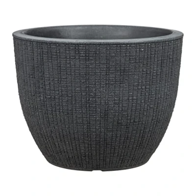 Imagen de Scheurich Maceta, Stony Black, 4