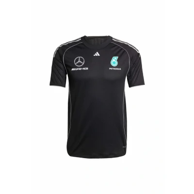 Imagen de Adidas Hombre Mercedes AMG Petronas Formula One Team Mechanics Jersey Men, Black/Reflective Silver, S