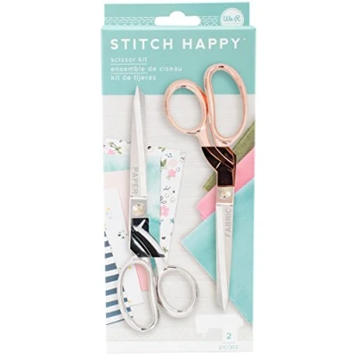 Imagen de We R Memory Keepers Set de Tijeras para Papel y Tela Stitch Happy