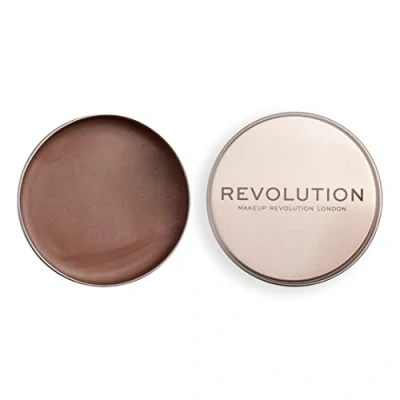 Imagen de Makeup Revolution London, Balm Glow, Bálsamo Multiuso para Labios y Mejillas, Cobertura Modulable, Acabado Satinado, Natural Nude, 32g