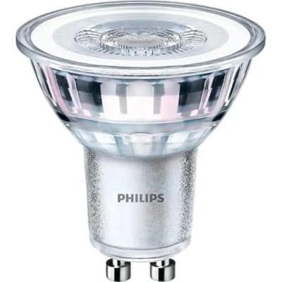Imagen de Philips Lighting 929001215261 LED Foco de luz puntual, GU10, 4.6 W (equivalente a 50), No regulable, Blanco cálido, 10 Unidades (Paquete 1)