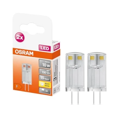 Imagen de OSRAM LED PIN 12 V Bombilla G4, 0,90W , 10W equivalente a, 2700 K Blanco cálido