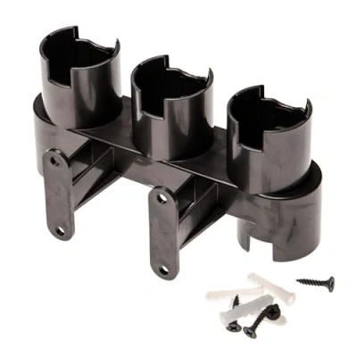 Imagen de vhbw Soporte Compatible con Dyson V12 Detect Slim Absolute Accesorios para aspiradoras de Pared, Gris