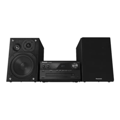 Imagen de Panasonic SC PMX90 Microcadena Con Altavoces de Bambú (Hi Fi, Sonido Hogar, 14 cm Woofer, 1.9 Silk Dome Tweeter, 1.5 Piezo Twitter, Bluetooth, USB Dual, Radio FM, AUX 3.5 mm) Negro