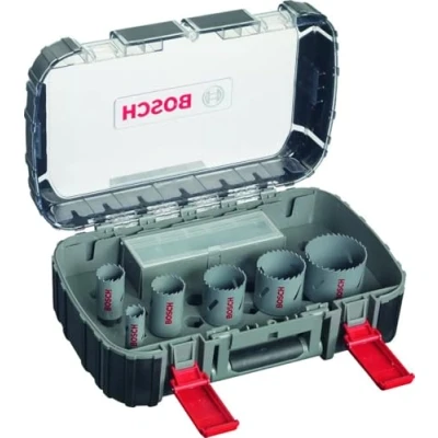 Imagen de Bosch Professional 11 unidades Sierra de corona bimetálica Set (en distintos materiales, Ø 2265 mm, accesorios para taladro)