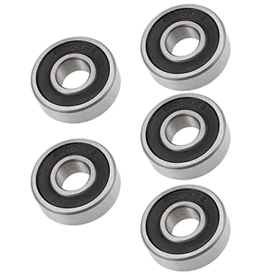 Imagen de 5pcs 6004 2RS Double Shielded Carbon Steel Grooves Deep Groove Ball Bearing (20x42x12 mm)