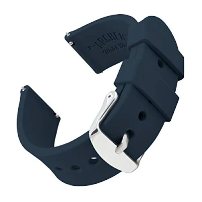 Imagen de Archer Watch Straps Correas Reloj Silicona de Liberación Rápida para Hombre y Mujer (Azul Noche, 18mm)