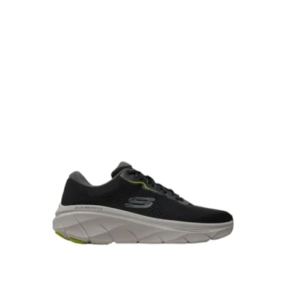 Imagen de Skechers D&#039;lux Walker 2.0 Swave, Zapatillas Hombre, Malla sintética Negra con Ribete de Lima, 45.5 EU