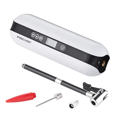 Imagen de Fischer Compresor de batería, Unisex Adulto, Blanco, besonders platzsparend