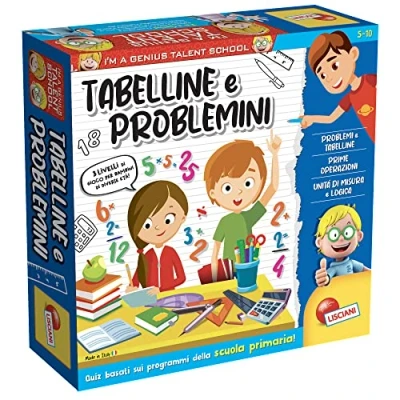Imagen de Liscianigiochi Lisciani Juegos I&#039;m a Genius TS Tablas y Problemas, Multicolor, Medium Giochi 100491