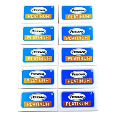 Imagen de 100 cuchillas de afeitar Personna Platinum
