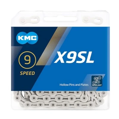 Imagen de Kmc Cadena X9 Sl 114 Eslabones 9V. Gris