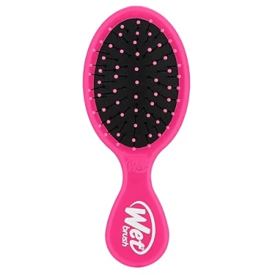 Imagen de WetBrush Mini desenredante cerdas ultra suaves cepillo perfecto para todo tipo de cabello, color rosa