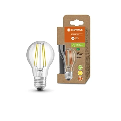 Imagen de LEDVANCE Classic LED E27 Pera con Filamento Clara 4W 840lm 830 Luz Cálida