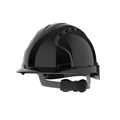 Imagen de JSP Casco EVO3 visera media con ventilación y rueda de ajuste Negro (AJF170 001 100)