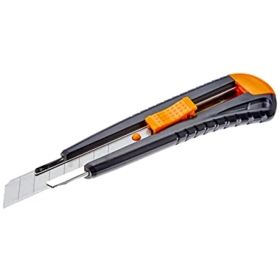 Imagen de Fiskars Cúter con guía metálica, 18 mm, Naranja/Negro, 1003749